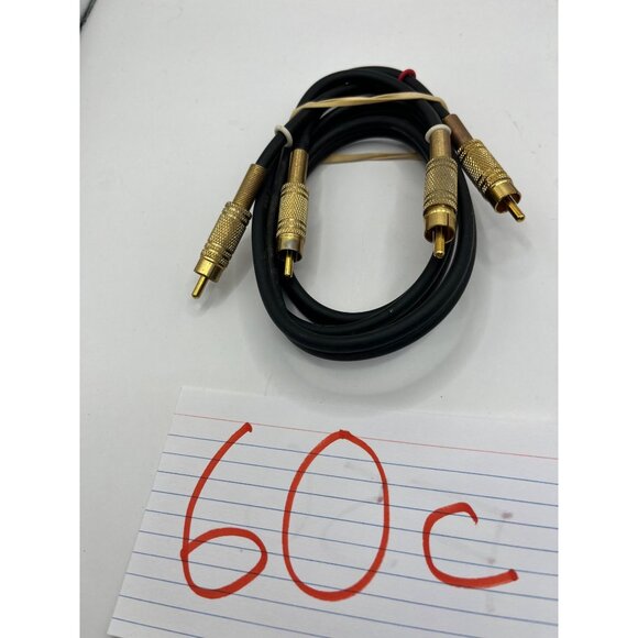 Gold-Plated RCA Audio/Video Cable 43" 60c - Picture 3 of 4